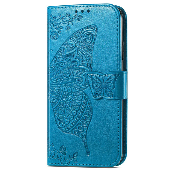 Klapkové puzdro pre Xiaomi 14T Pro, Butterfly, modré