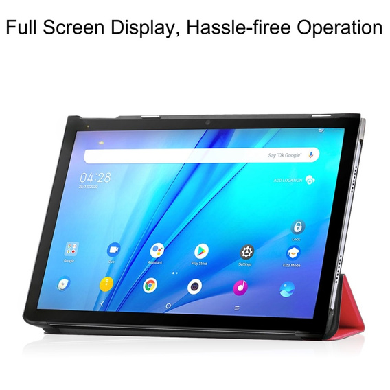 Puzdro pre TCL Tab 10s 9081X / TCL Tab 10s 9080G 2021, Smartcase, červené