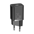 Sieťová nabíjačka Baseus Super Si PD 25 W USB-C + kábel USB-C, čierna