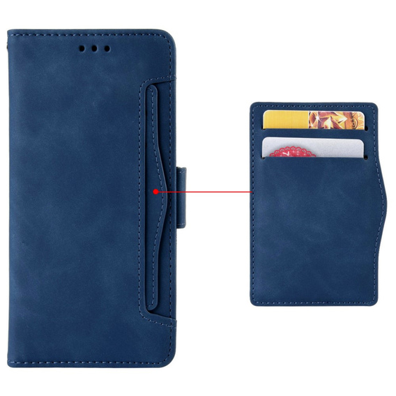 Klapkové puzdro pre Samsung Galaxy A56, Card Slot, tmavomodré