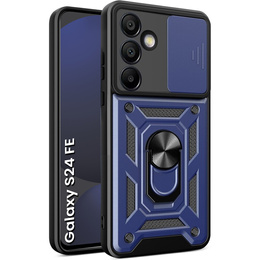 Obal na mobil pre Samsung Galaxy S24 FE, CamShield Slide, modré