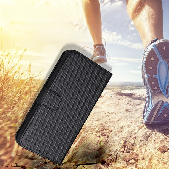 Klapkové puzdro pre Nokia C12 4G, Wallet Smart Magnet, čierne