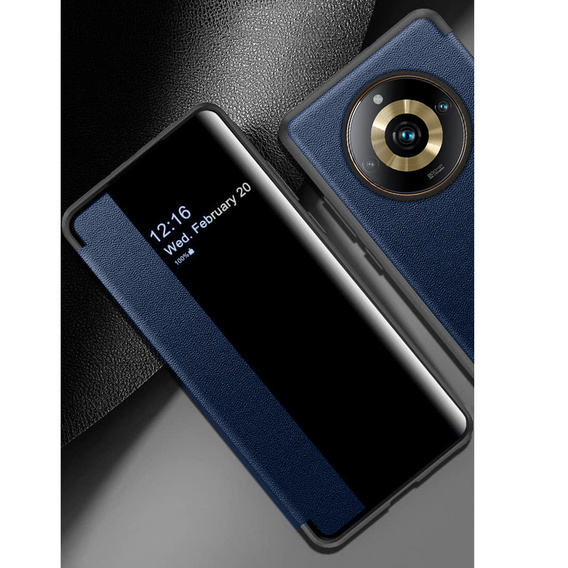 Flipové puzdro pre Realme 11 Pro 5G / 11 Pro+ 5G, Side View, modré