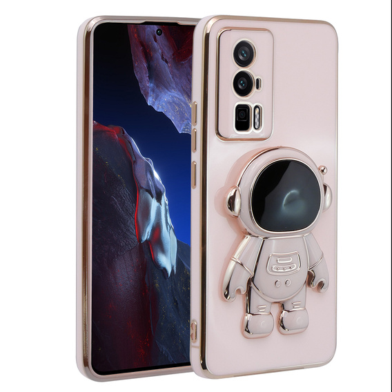 Obal na mobil pre Xiaomi Poco F5 Pro, Astronaut, ružové