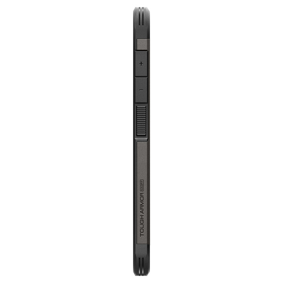 Puzdro Spigen Tough Armor Mag Gunmetal pre Samsung Galaxy S25