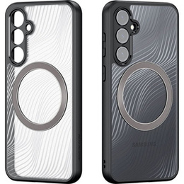 Puzdro DuxDucis pre Samsung Galaxy S23 FE, Aimo Case, pre MagSafe, transparentné / čierne