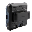 Pancierované puzdro pre Samsung Galaxy Z Flip 4 5G, Dexnor Clip Holder, námornícka modrá