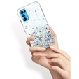 Obal na mobil pre OPPO Reno 5 5G, Glittery, priehľadné