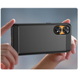 Obal na mobil pre Oppo Reno8 T 4G, Carbon, čierne