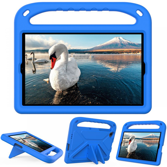 Detské puzdro pre Lenovo Tab M10 HD 10.1 Gen 2 X306 / Tab M10 Plus TB-X606, detské puzdro s rukoväťou, modré
