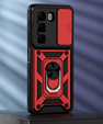 Obal na mobil pre Infinix Hot 50 Pro+ 4G, CamShield Slide, červené