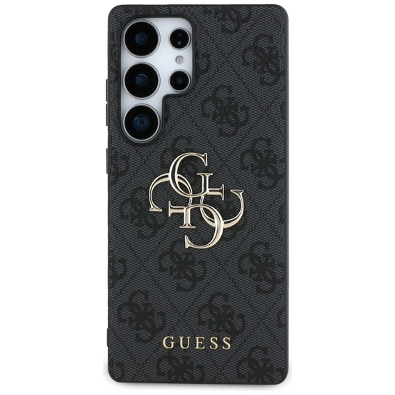 GUESS Obal na mobil pre Samsung Galaxy S25 Ultra, 4G Big Metal Logo, čierne
