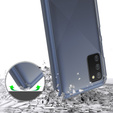 Obal na mobil pre Samsung Galaxy A02s, Fusion Hybrid, priehľadné