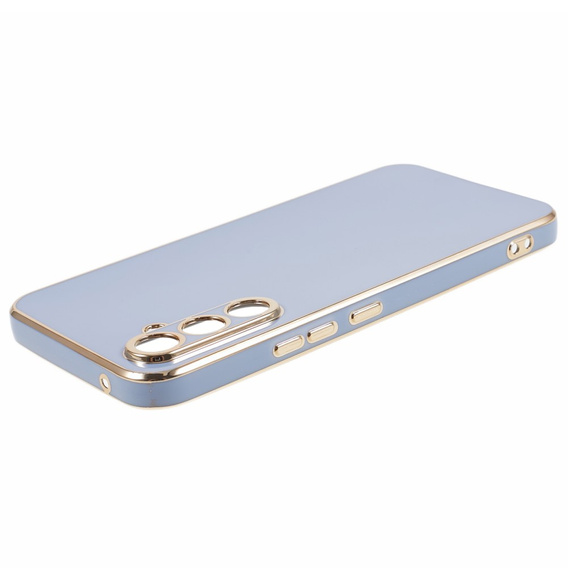 Puzdro pre Samsung Galaxy A25 5G, Glamour CamShield, modré  + 9H sklo
