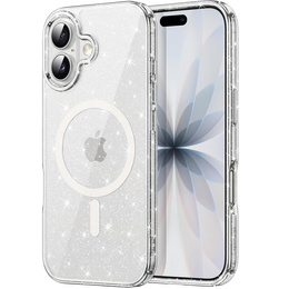 Puzdro pre iPhone 17, pre MagSafe, trblietavé, transparentné