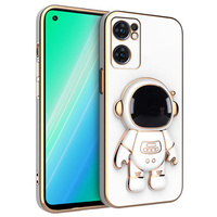 Obal na mobil pre Oppo Reno 7 5G, Astronaut, biele