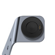 Hliníková USB dokovacia stanica pre Garmin Fenix 7/7S/7X/6/6X/6S, sivé
