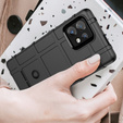 Obal na mobil pre Motorola Edge 40 Pro, Rugged Shield, čierne