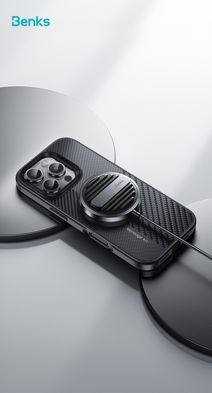 Puzdro Benks Montage Magnetic Armor Pro Kevlar (600D/1500D) pre iPhone 16 Pro
