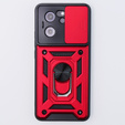 Obal na mobil pre Xiaomi 13T / 13T Pro, CamShield Slide, červené