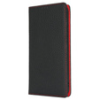 Klapkové puzdro pre Samsung Galaxy S25+ Plus, Litchi Skin Grain, čierne