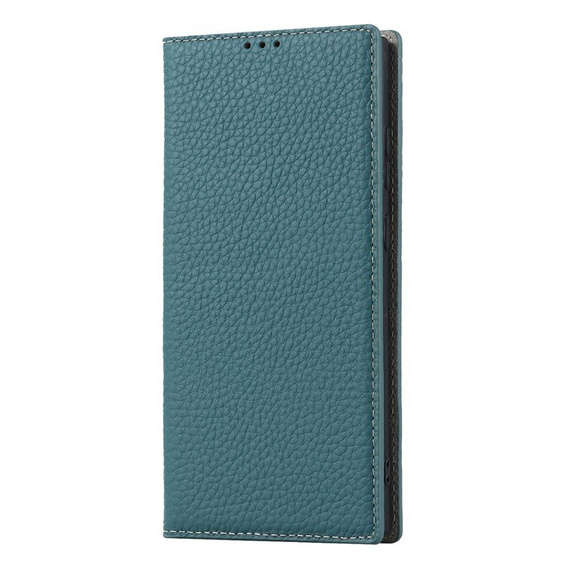 Kožené puzdro pre Samsung Galaxy S23, ERBORD Grain Leather, modrý