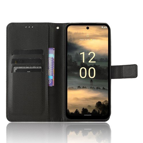 Klapkové puzdro pre Nokia Nokia XR21, Wallet Smart Magnet, čierne