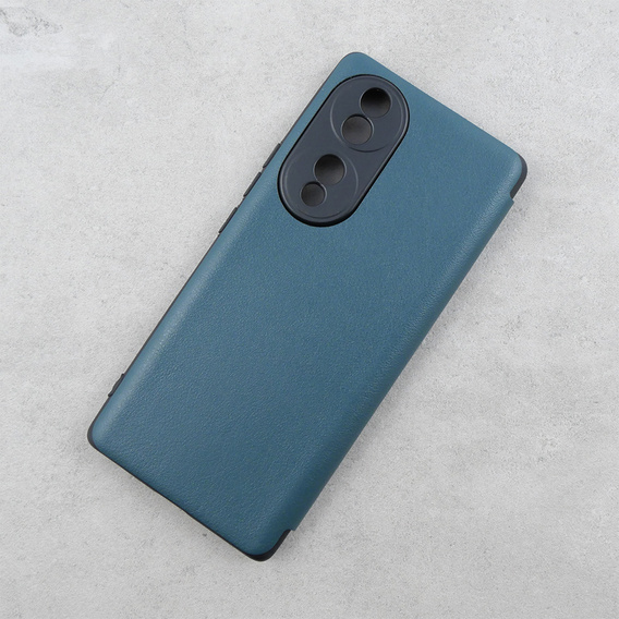 Flipové puzdro pre Honor 70 5G, Side View, zelený