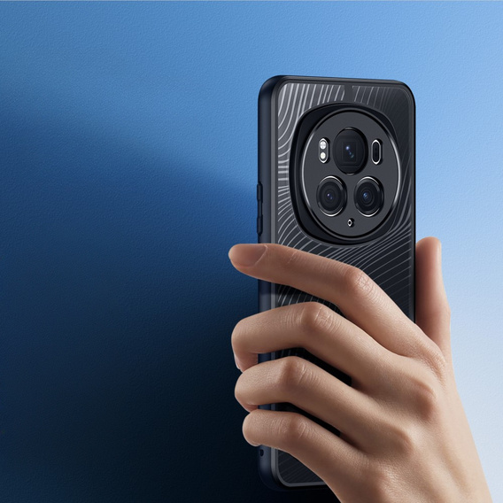 Puzdro DuxDucis pre Honor Magic 6 Pro 5G, Aimo case, transparentné / čierne
