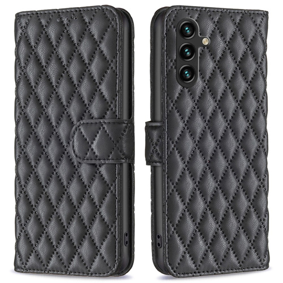 Klapkové puzdro pre Samsung Galaxy A05s, Wallet, BINFEN COLOR, čierne