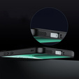 Matné puzdro pre Oppo Reno 14, pre MagSafe, priesvitné čierne