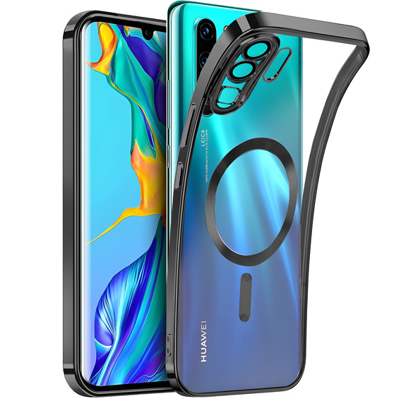 Obal na mobil pre Huawei P30 Pro, MagSafe Hybrid, čierne