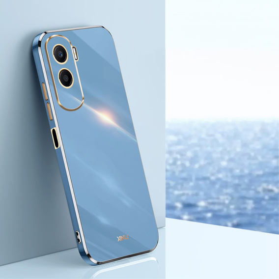 Puzdro pre Honor 90 Lite 5G, Glamour CamShield, modré