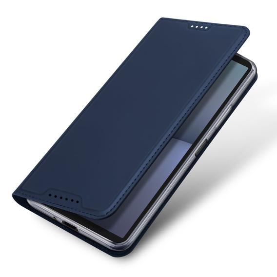 Dux Ducis Obal na mobil pre Sony Xperia 10 VI, Skinpro, tmavomodré