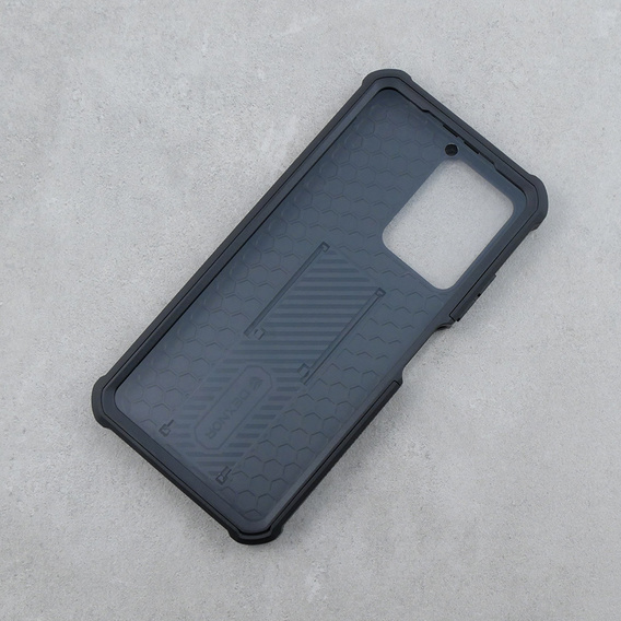 Obrnené puzdro pre Xiaomi Redmi Note 12 Pro 5G / POCO X5 Pro 5G, Dexnor Full Body (Two Frames), čierne