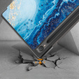 Obal na mobil pre Samsung Galaxy Tab S9, Smartcase Hybrid Pen Slot, sea wave