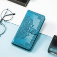 Klapkové puzdro pre Realme C61, Mandala, modré