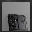 Puzdro pre Samsung Galaxy S24, pancierované Nillkin, CamShield Pro, čierne
