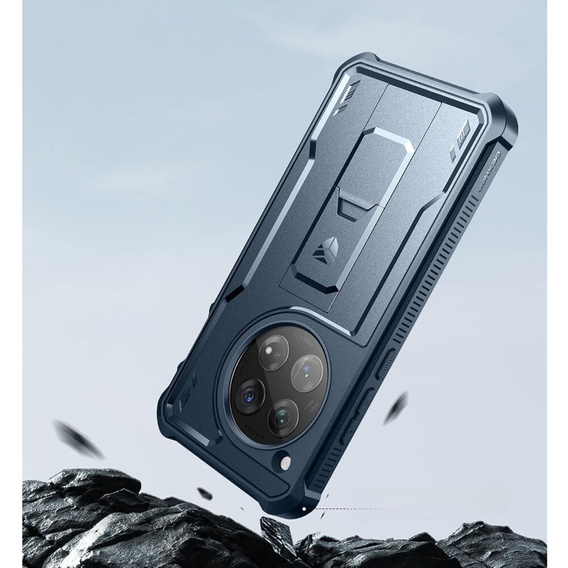Obrnené puzdro pre OnePlus 12, Dexnor Full Body (Two Frames), modré