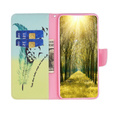 Klapkové puzdro pre Nokia C12 4G, Wallet, feather, modré
