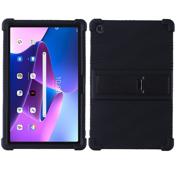 Silikón puzdro pre Lenovo Tab M10 Plus 10.6 Gen 3 TB-125F TB-128F, Impact, pancierovaný, čierne