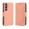 Klapkové puzdro pre Samsung Galaxy S25 FE, Card Slot, ružové