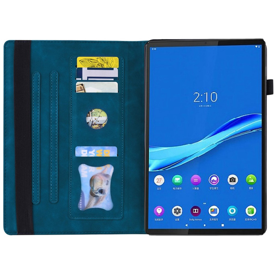 Puzdro pre Lenovo Tab M10 Plus 10.6 Gen 3 TB-125F TB-128F, Classic, s priestorom pre stylus, modré