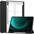 Puzdro pre Samsung Galaxy Tab S9 FE+ Plus, Smartcase Hybrid, so slotom na stylus, čierne