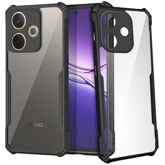 Obal na mobil pre Oppo A5 Pro 5G, AntiDrop Hybrid, čierne