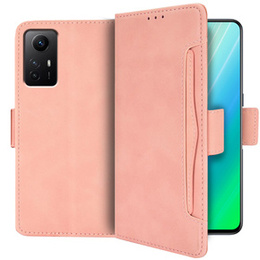Klapkové puzdro pre Xiaomi Redmi Note 12S, Card Slot, ružové