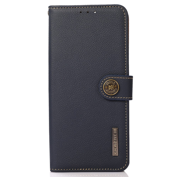 KHAZNEH RFID puzdro pre Xiaomi Redmi Note 13 Pro 5G, Litchi Texture, modré