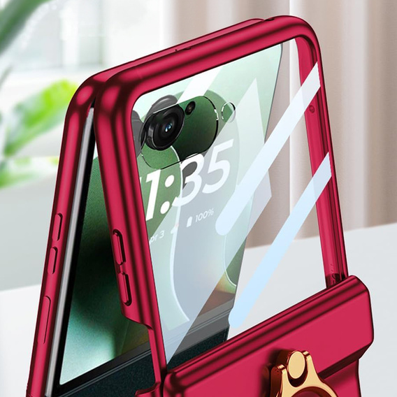 Puzdro so stojanom a ochranou pántov pre Motorola Razr 60 Ultra 5G