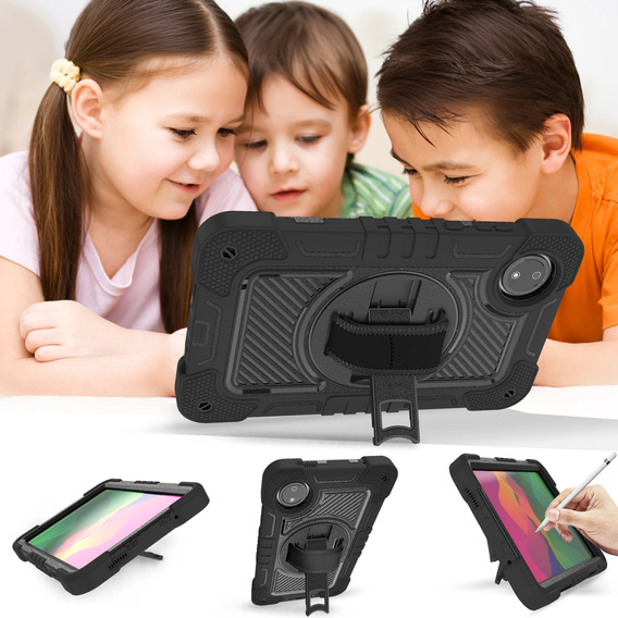 Puzdro pre Xiaomi Redmi Pad SE 8.7, pancierované ochranné, čierne