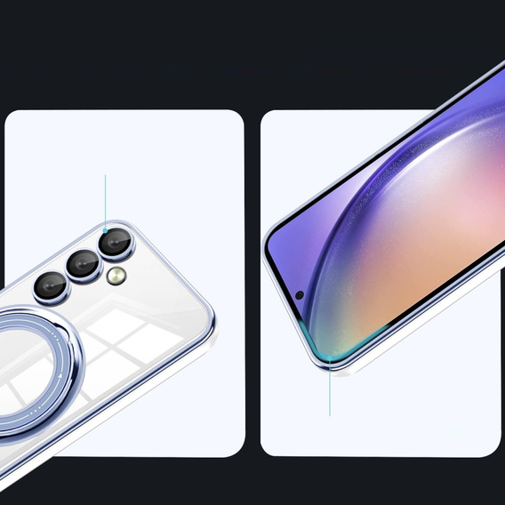 Magnetické puzdro pre Samsung Galaxy A54 5G, pre MagSafe, modré
